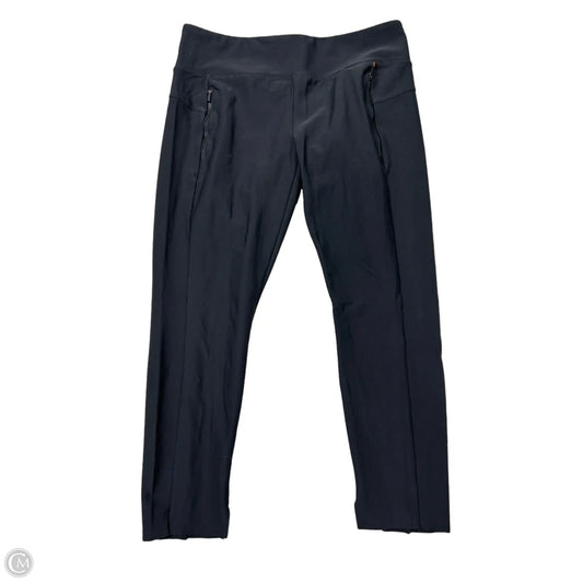 Athletic Leggings By Athleta In Black & Blue, Size: Lp