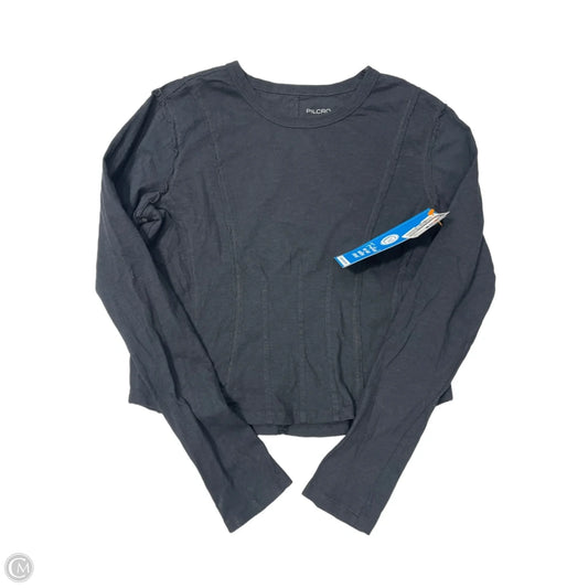 Top Long Sleeve By Pilcro In Black, Size: L
