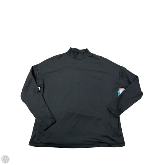 Athletic Top Long Sleeve Collar By Sweaty Betty In Black, Size: S