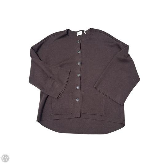 Cyrus Cardigan Sweater in Brown, Size XS