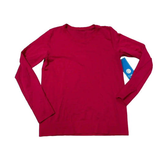 Athletic Top Long Sleeve Crewneck By Lululemon In Pink, Size: M