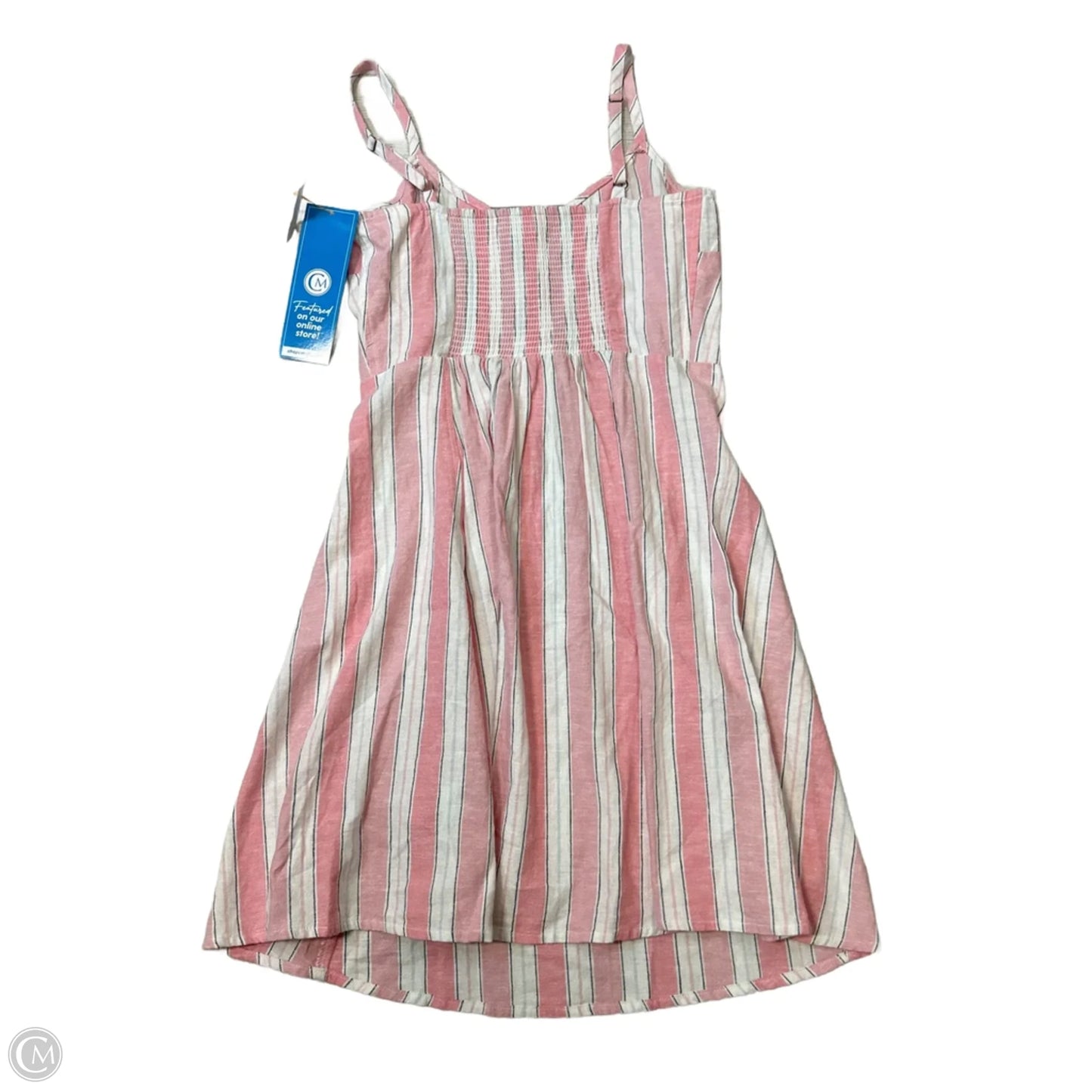 Dress Casual Short By Gap In Pink & White, Size: Xs