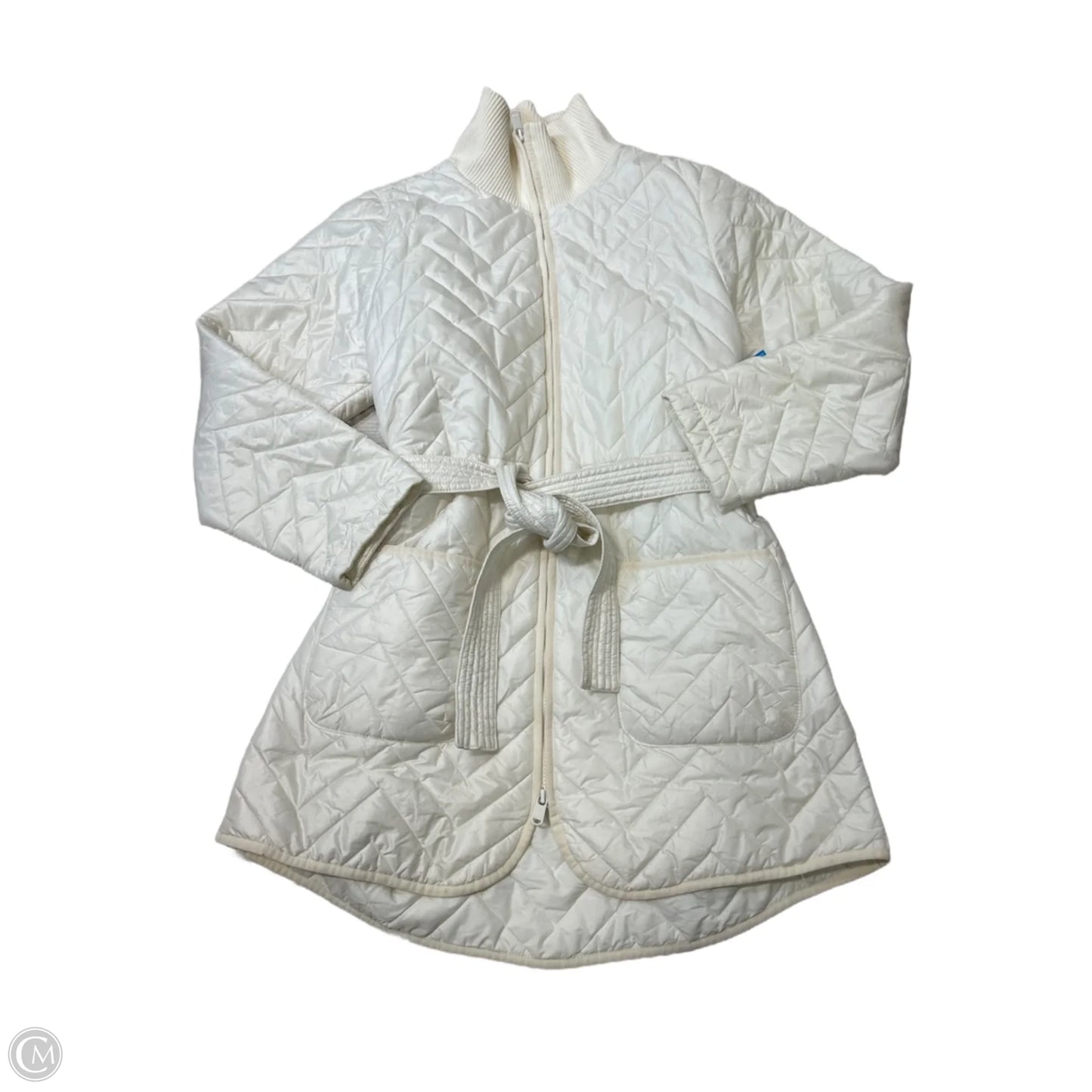 Coat Puffer & Quilted By Athleta In White, Size: L