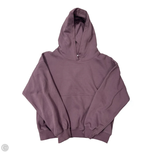 Athletic Sweatshirt Hoodie By Fabletics In Purple, Size: S