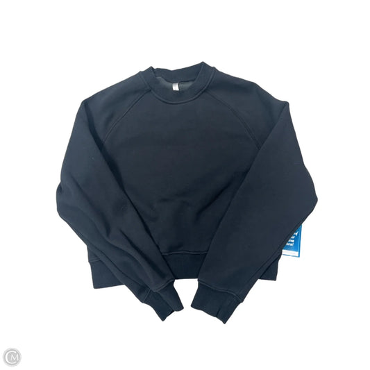 Athletic Sweatshirt Crewneck By Fabletics In Black, Size: S