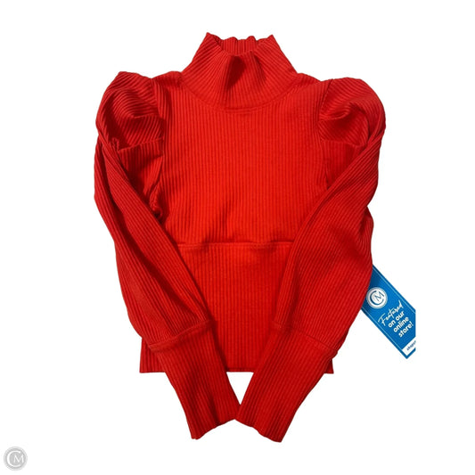 Top Long Sleeve By Free People In Red, Size: Xs