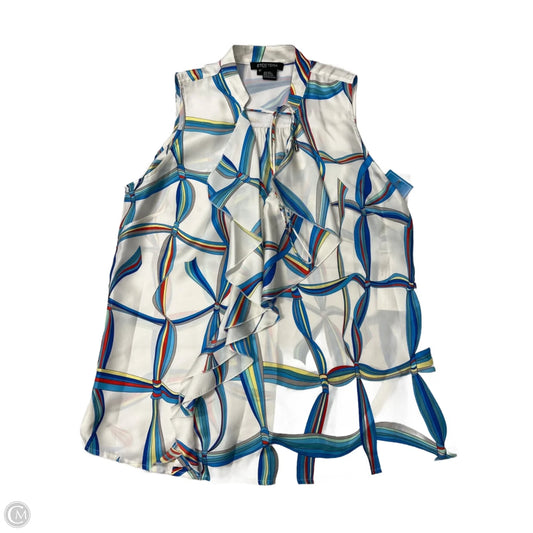 Top Sleeveless By Etcetra In Multi-colored, Size: L