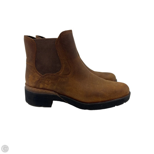 Boots Ankle Flats By Timberland In Brown, Size: 6