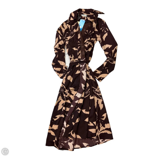 New!! Dress Casual Midi By Dress Forum In Maroon, Size: L