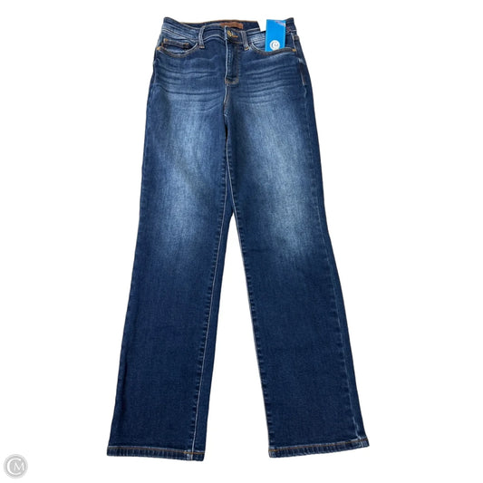 Jeans Straight By Judy Blue In Blue Denim, Size: 6