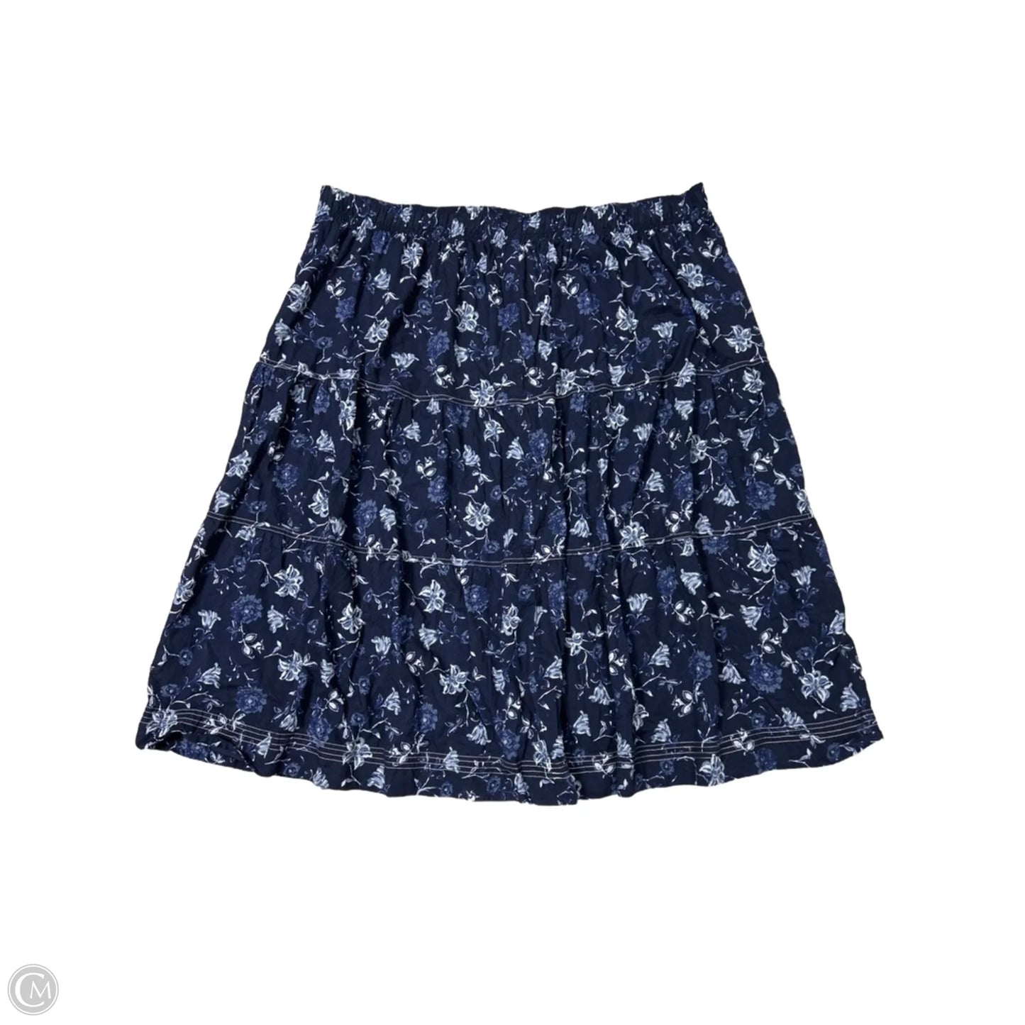 Skirt Maxi By Lane Bryant In Navy, Size: 26