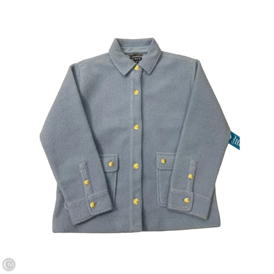 Coat Faux Fur & Sherpa By J. Crew In Purple, Size: M