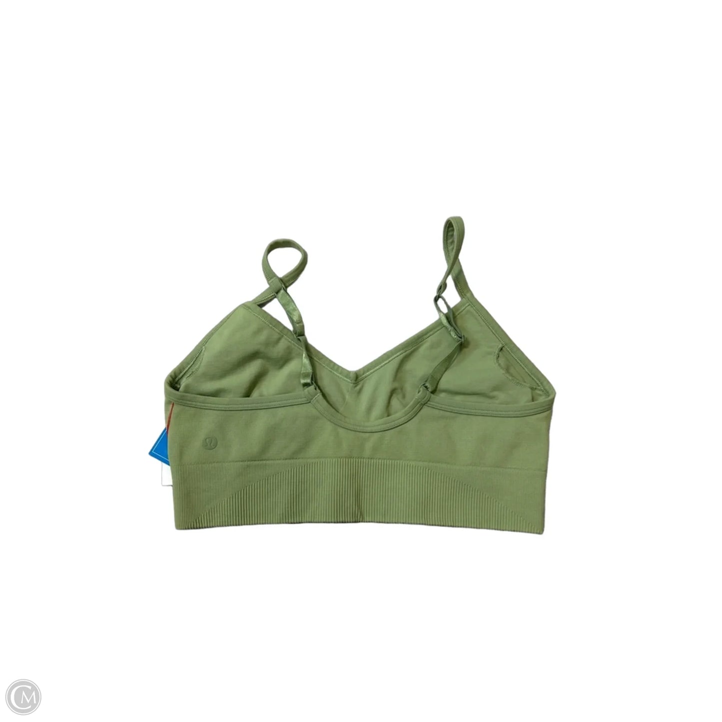 Athletic Bra By Lululemon In Green, Size: M