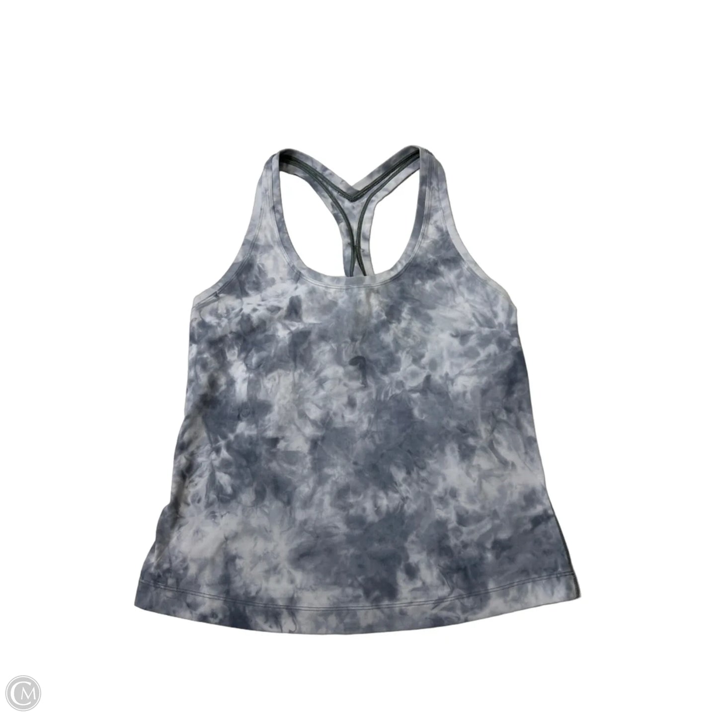 Athletic Tank Top By Lululemon In Tie Dye Print, Size: M