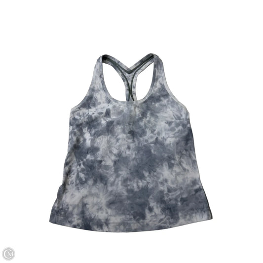 Athletic Tank Top By Lululemon In Tie Dye Print, Size: M
