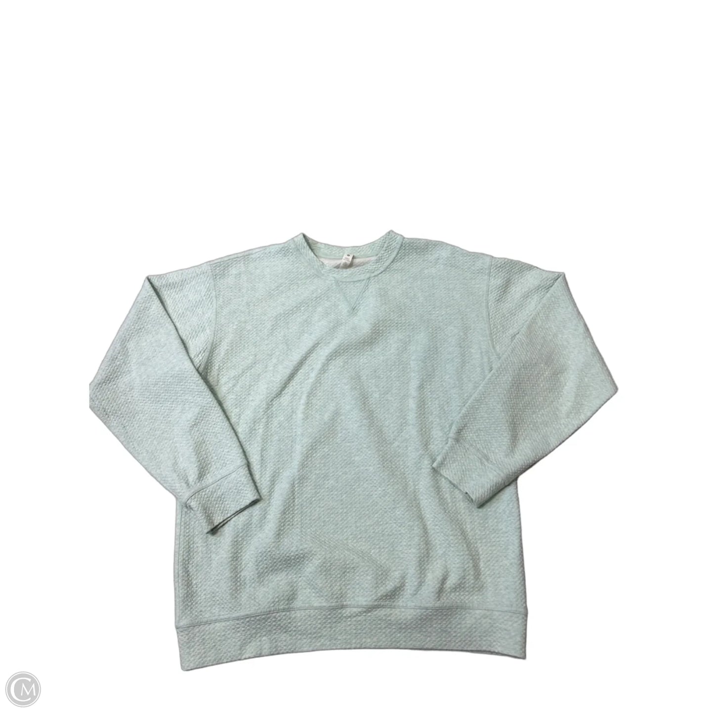 Athletic Top Long Sleeve Crewneck By Lululemon In Blue, Size: M