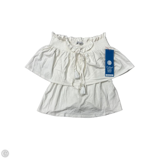 Top Sleeveless Designer By Rebecca Minkoff In White, Size: Xs