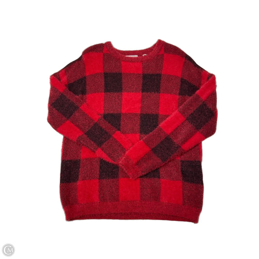 Cyrus Sweater in Black & Red, Size M