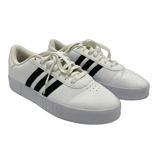 Shoes Athletic By Adidas In Black & White, Size: 11