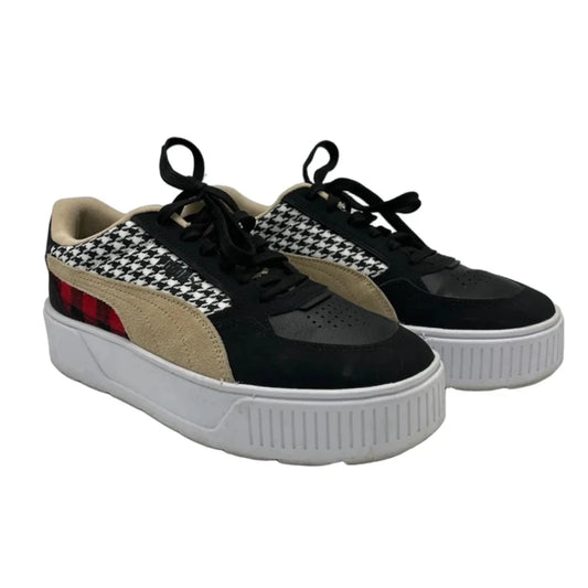 Shoes Athletic By Puma In Black & Red, Size: 9