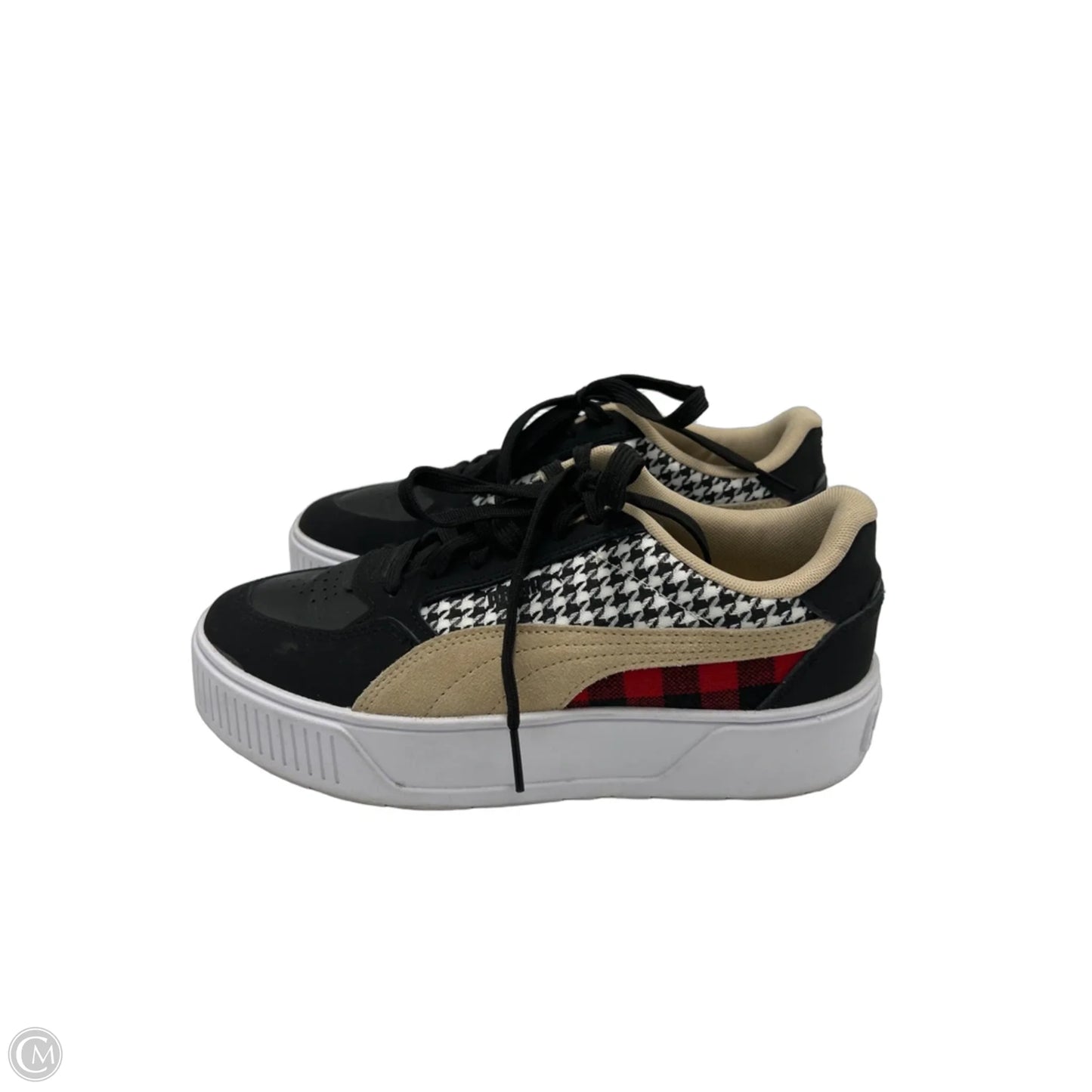 Shoes Athletic By Puma In Black & Red, Size: 9