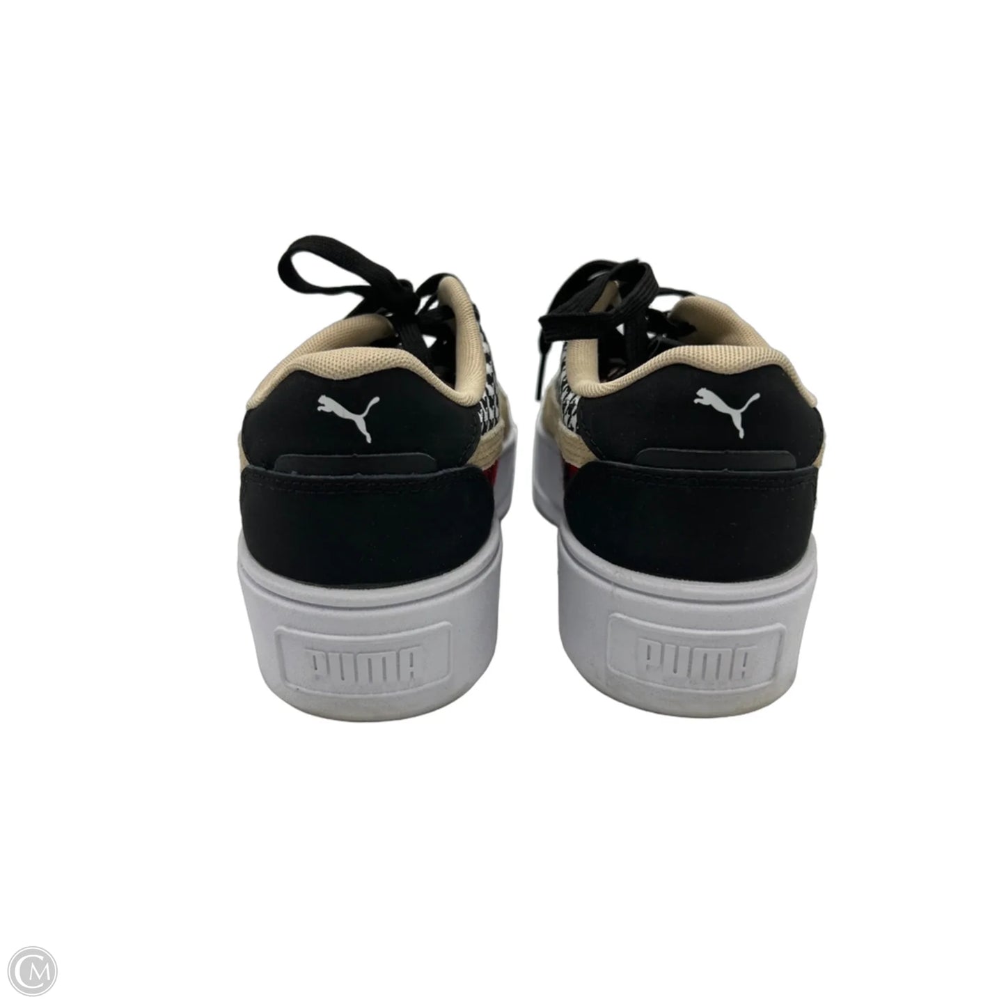 Shoes Athletic By Puma In Black & Red, Size: 9