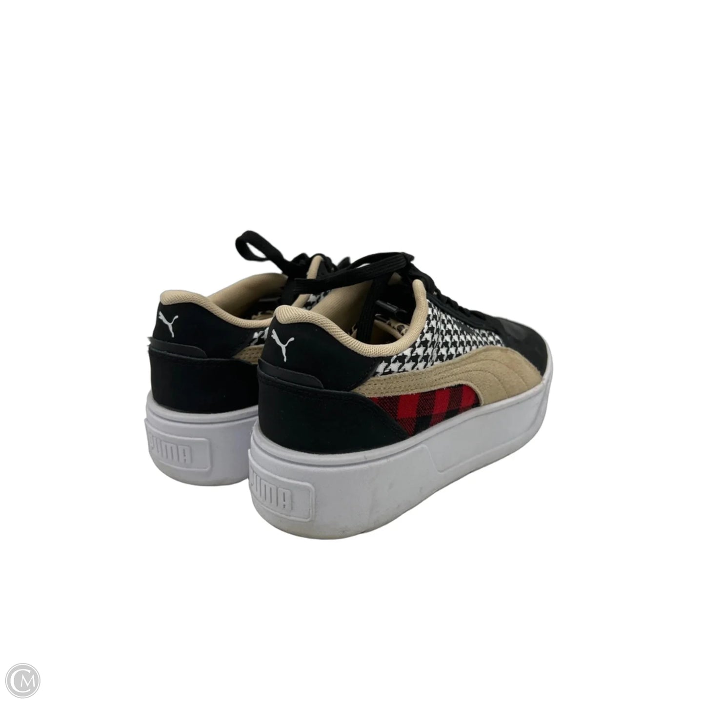 Shoes Athletic By Puma In Black & Red, Size: 9