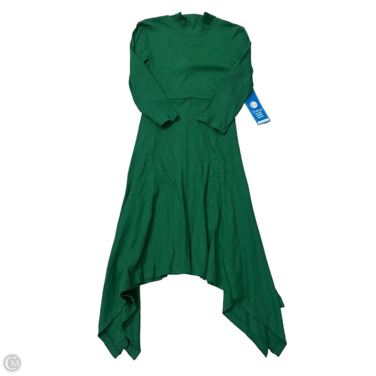 Dress Casual Midi By Anthropologie In Green, Size: S
