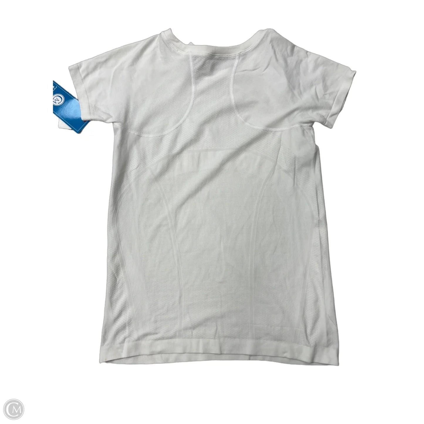 Athletic Top Short Sleeve By Athleta In White, Size: M