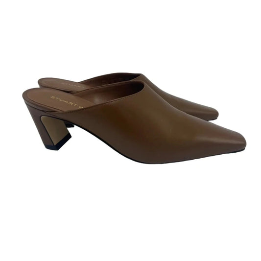 Shoes Designer By Stuart Weitzman In Brown, Size: 7.5