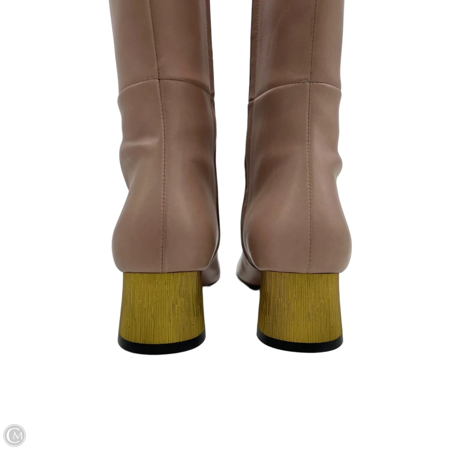 Gucci Arielle x Swarovski Heel Crystal Leather Luxury Boots, Size: 7 (37)
