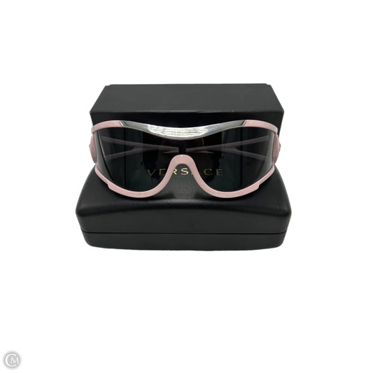 Versace Medusa Medallion Shield Luxury Sunglasses