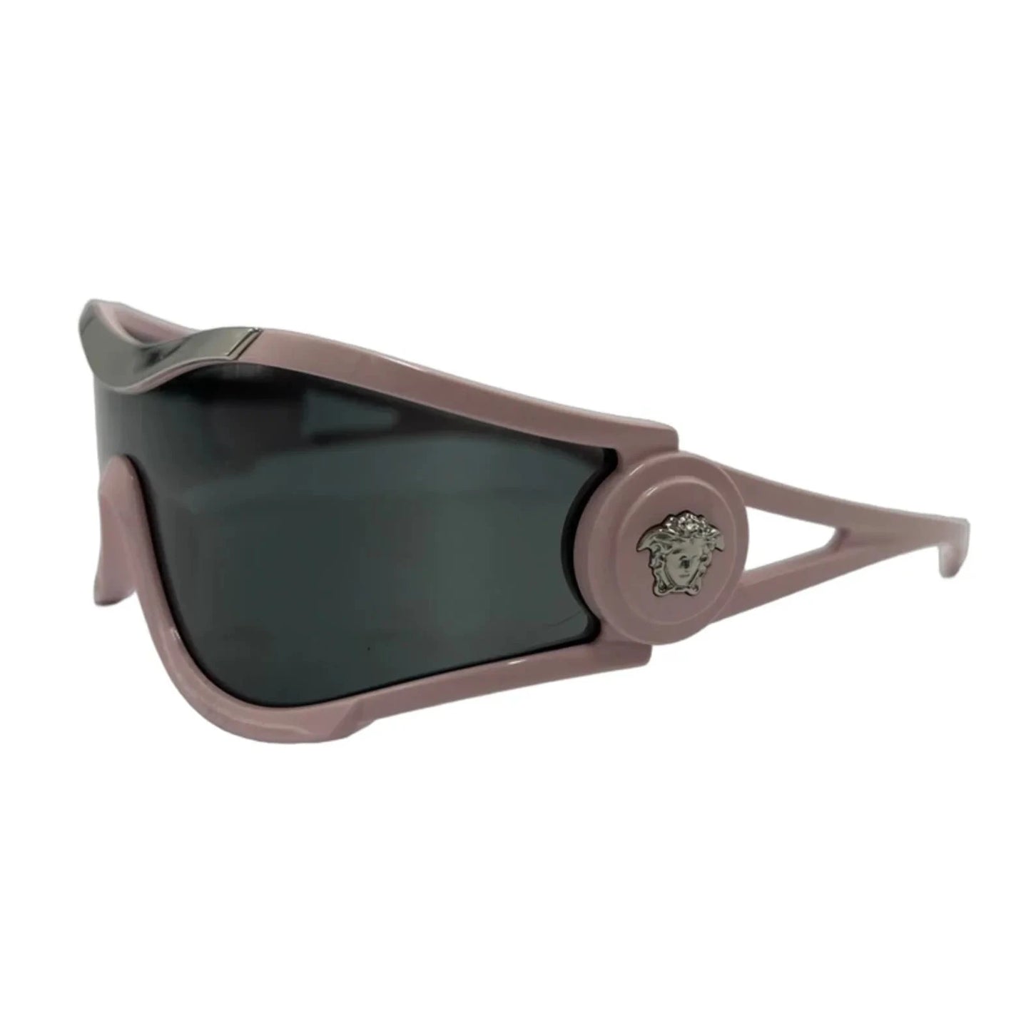 Versace Medusa Medallion Shield Luxury Sunglasses