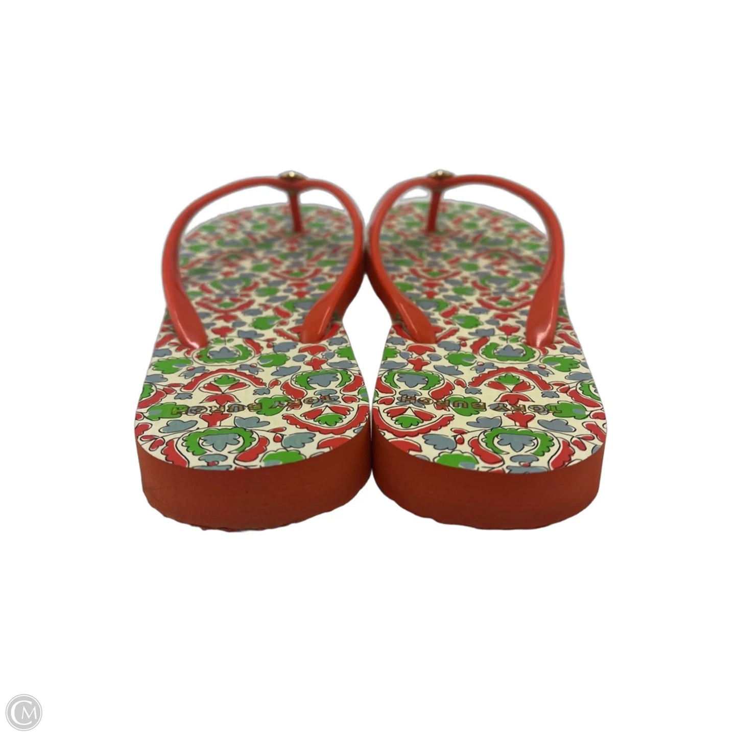 Sandals Designer By Tory Burch In Orange, Size: 7