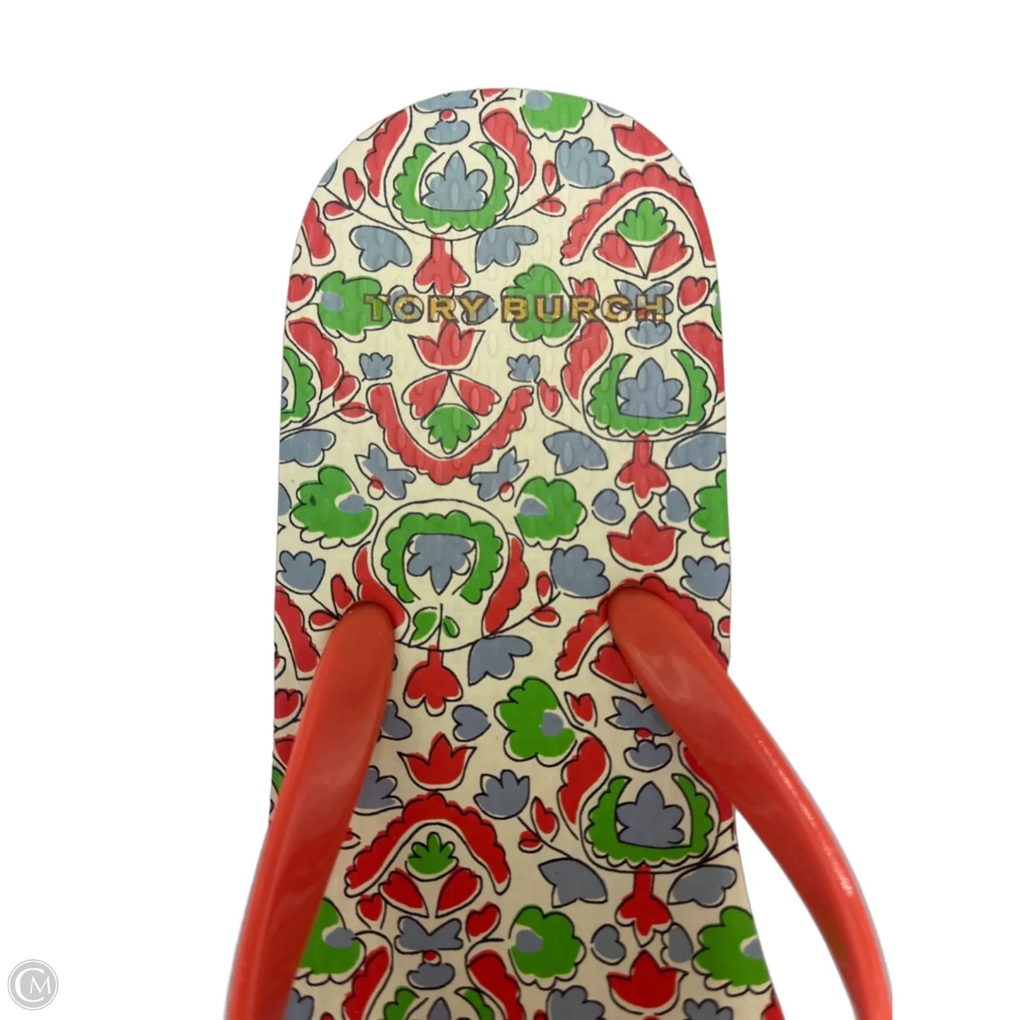 Sandals Designer By Tory Burch In Orange, Size: 7
