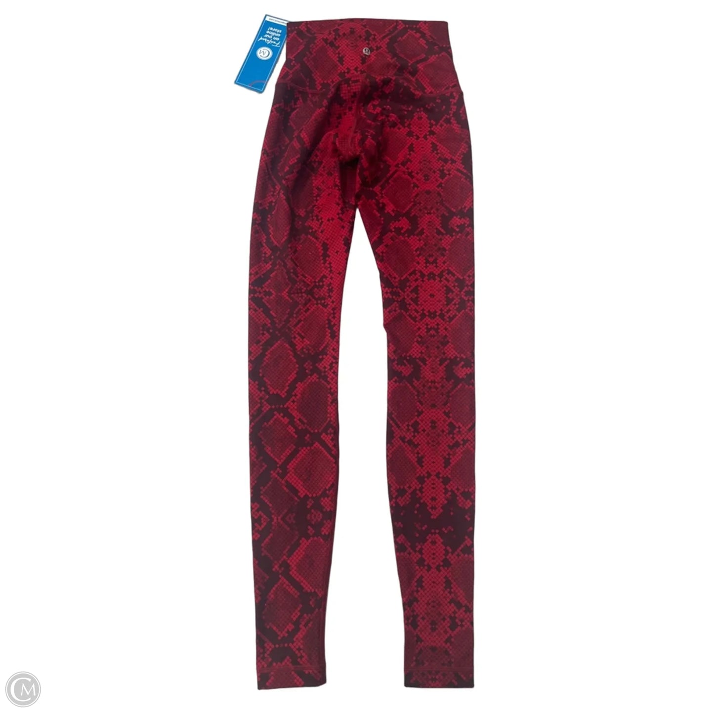 Athletic Leggings By Lululemon In Red, Size: S