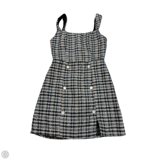 Dress Casual Short By Francesca's In Blue & Cream, Size: Xs