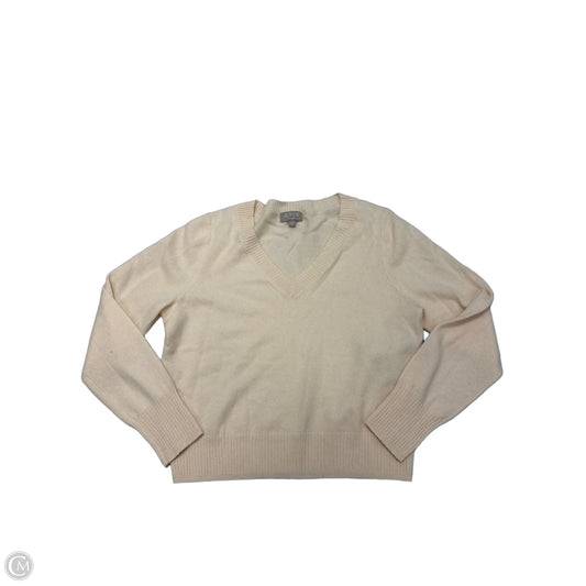 Sweater Cashmere By J. Crew In Cream, Size: L