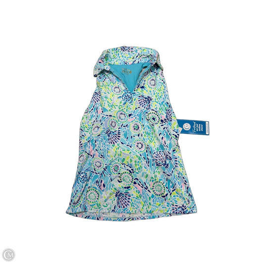 Top Sleeveless Designer By Lilly Pulitzer In Blue & Green, Size: Xs