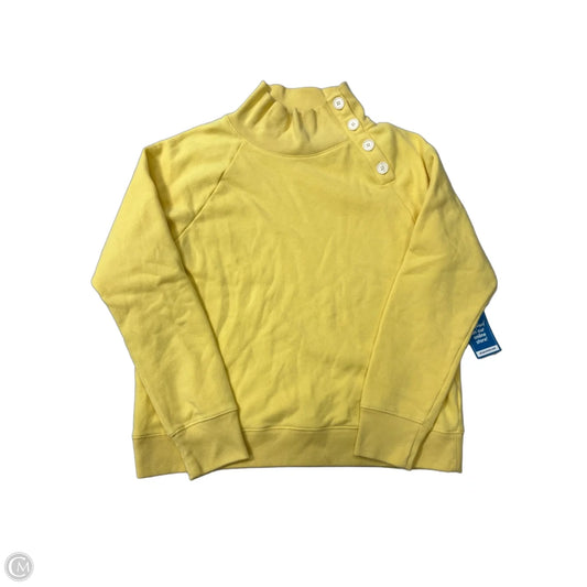 Top Long Sleeve By J. Crew In Yellow, Size: L