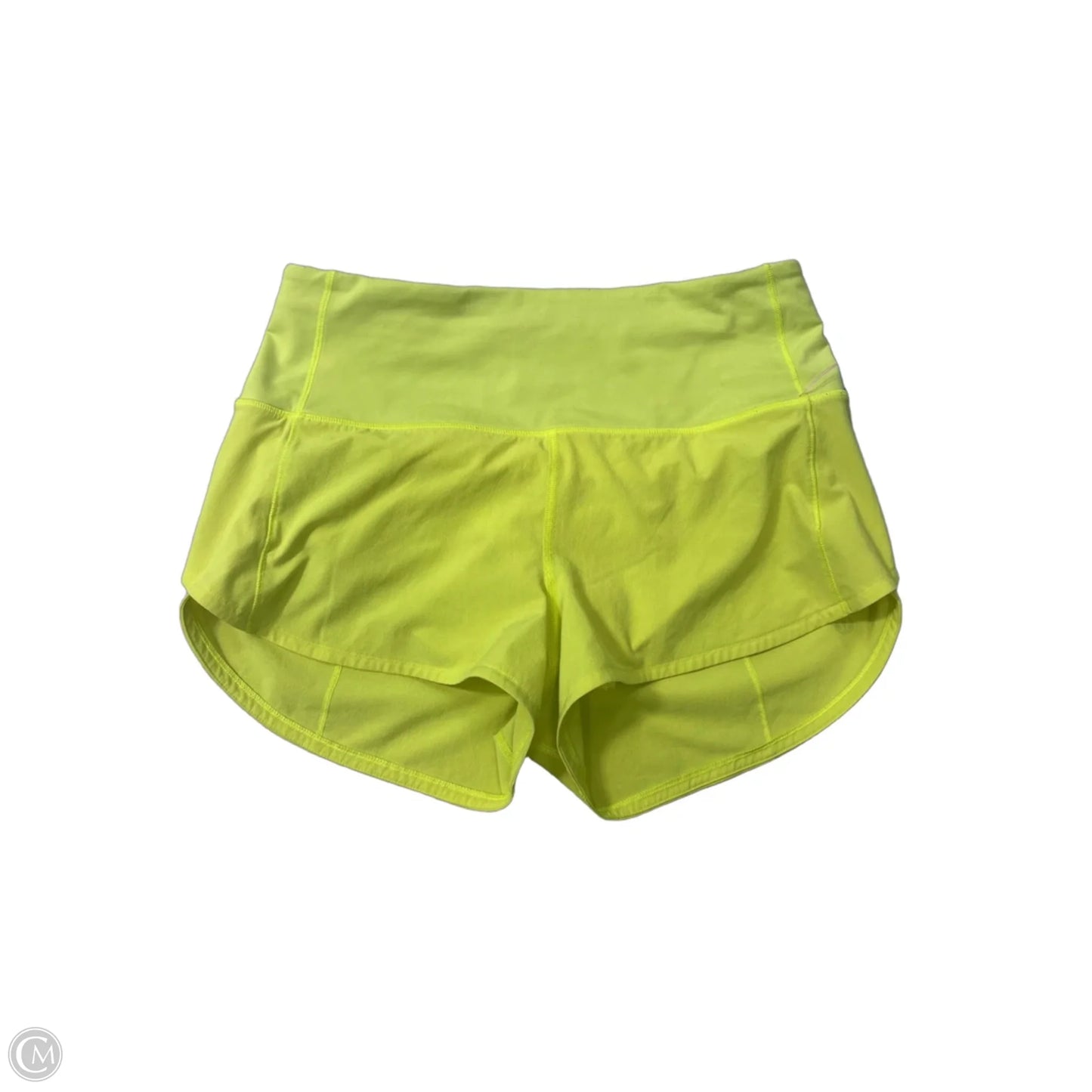 Athletic Shorts By Lululemon In Yellow, Size: S