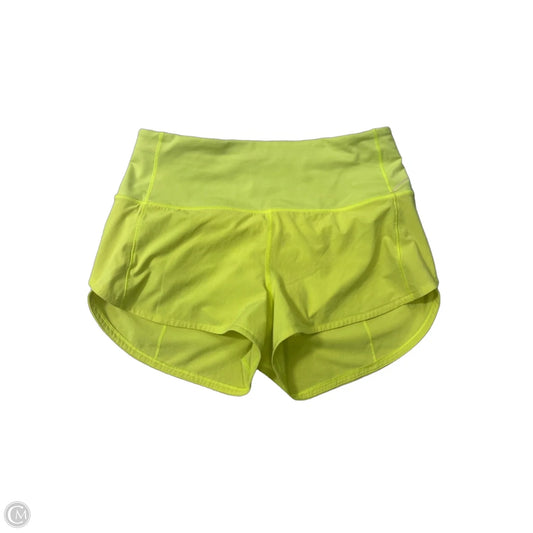 Athletic Shorts By Lululemon In Yellow, Size: S