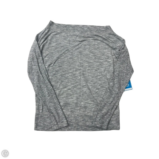 Athletic Top Long Sleeve Crewneck By Athleta In Grey, Size: M