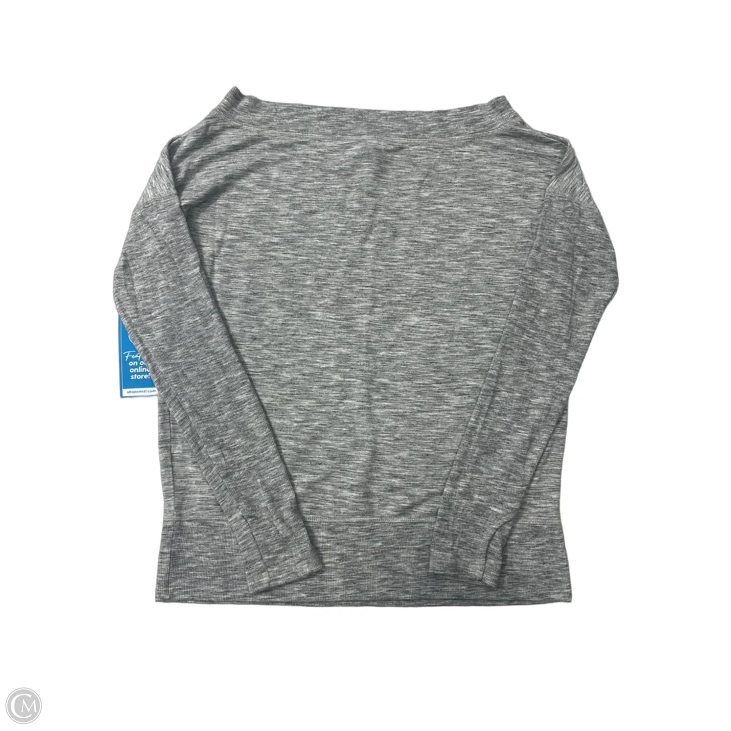 Athletic Top Long Sleeve Crewneck By Athleta In Grey, Size: M