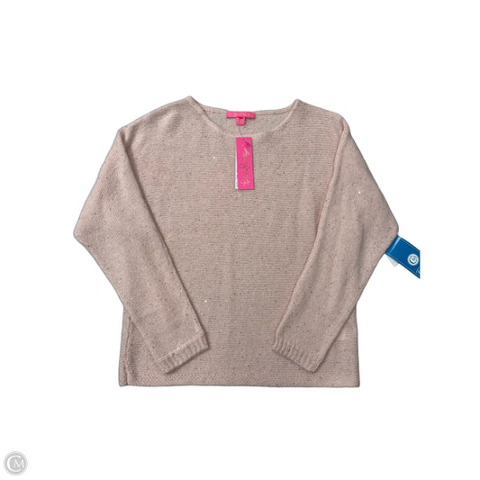 Sweater Cardigan Designer By Lilly Pulitzer In Pink, Size: S