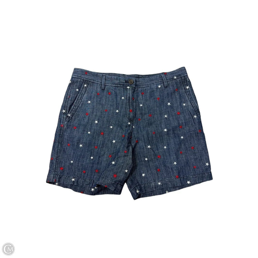 Shorts By Talbots In Blue Red & White, Size: 8