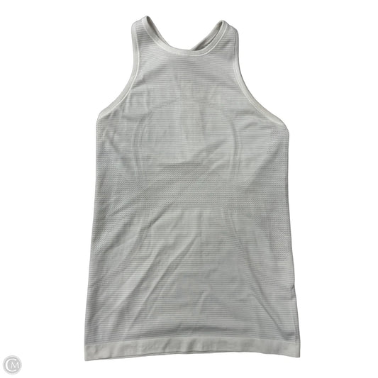 Athletic Tank Top By Lululemon In White, Size: 6