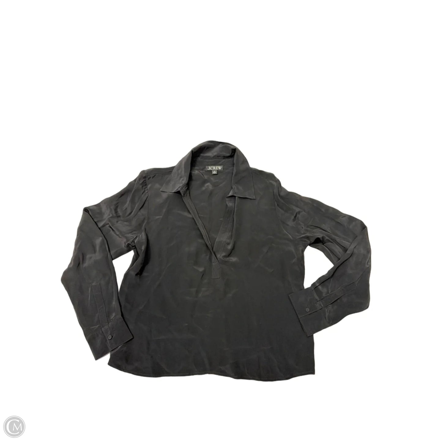 Top Long Sleeve By J. Crew In Black, Size: M