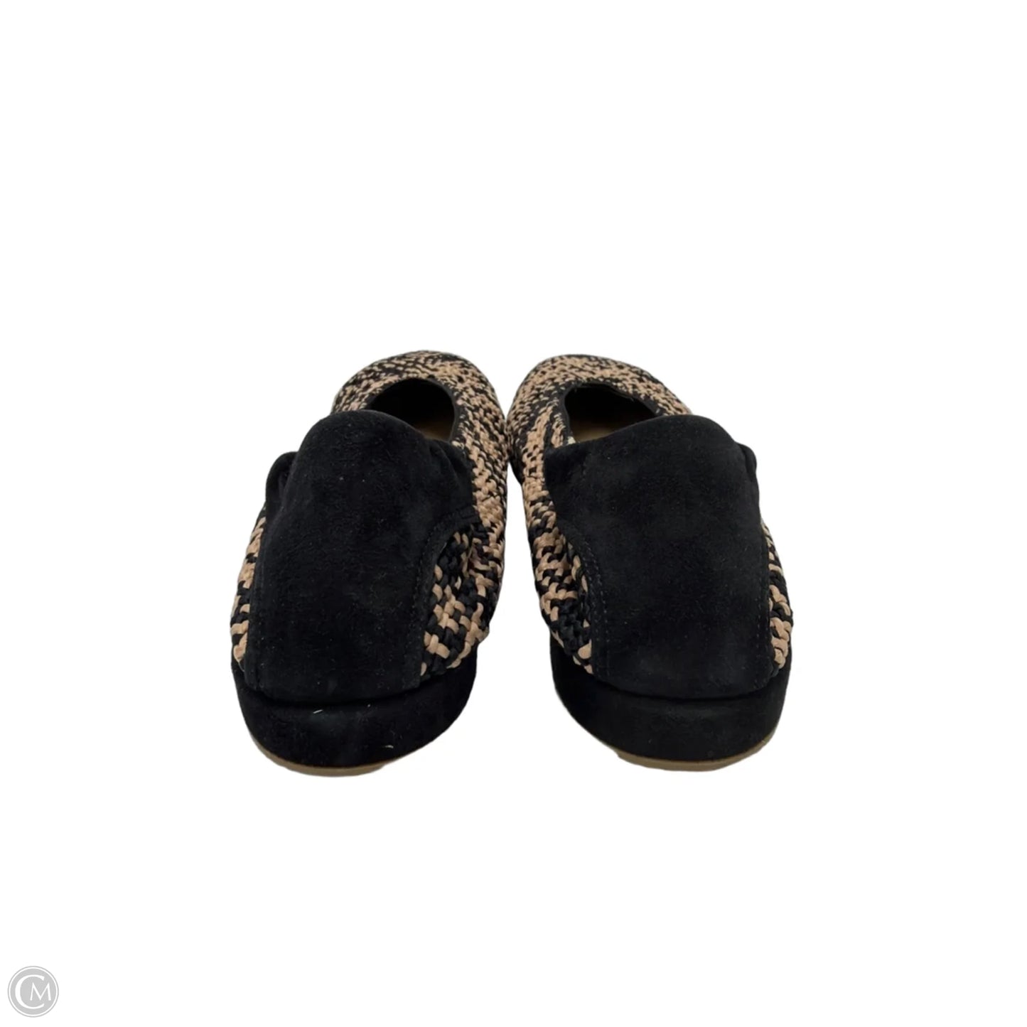 Shoes Flats By Softwaves In Black & Cream, Size: 8.5
