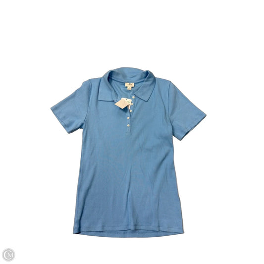 New! Top Short Sleeve By J. Crew In Blue, Size: M